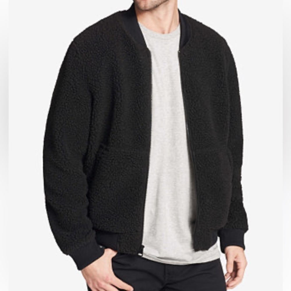 LEVI’S bomber sherpa jacket with pockets Size L